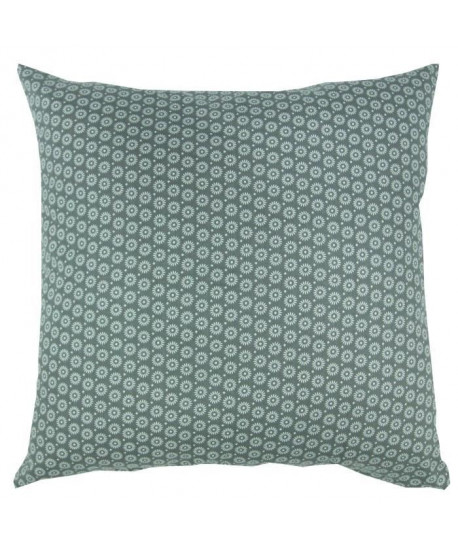 Coussin décoratif 100% coton imprimé SUNFLOWER  60x60 cm  Gris