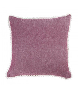 DEKOANDCO Coussin Chinny blush  Rouge  40 x 40 cm