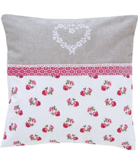 DEKOANDCO Coussin Rosa  40 x 40 cm