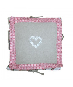 DEKOANDCO Coussin sandwich Rosa