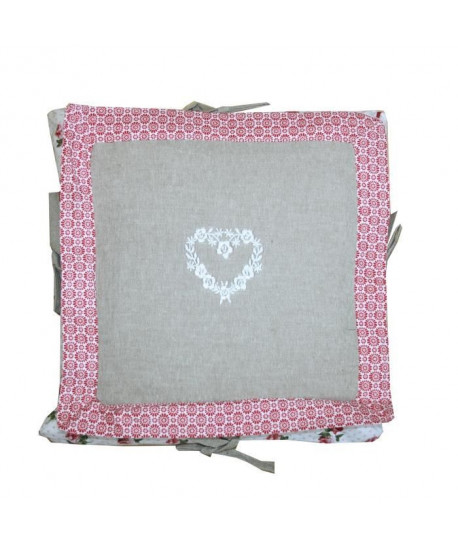 DEKOANDCO Coussin sandwich Rosa