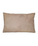 Coussin 30x50 cm suédine uni Sable