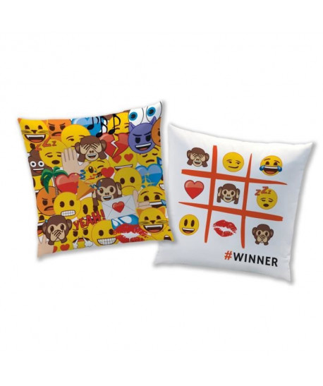 EMOJI EMOTIONS Coussin carré 40 x 40 cm