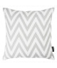 FINLANDEK Coussin imprimé zigzag gris 40 cm  KERAVA  SIKSAK