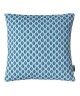 FINLANDEK Coussin imprimé Feuilles Kerava  Sulka 40x40 cm pétrole