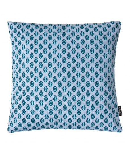 FINLANDEK Coussin imprimé Feuilles Kerava  Sulka 40x40 cm pétrole