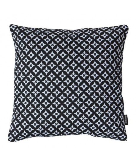 FINLANDEK Coussin imprimé croix Kerava  Oulu 40 cm noir