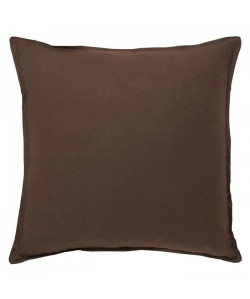 FINLANDEK Coussin KARJAA 100% coton 40x40cm  Chocolat