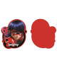 MIRACULOUS LADYBUG & TIKKI Coussin imprimé 3D  36x6 cm  Rouge