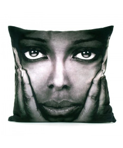 MARLENE BACKER Coussin déhoussable Saba 45x45 cm gris