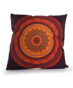 MARLENE BACKER Coussin déhoussable Mandy 45x45 cm orange