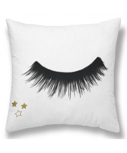 TODAY Coussin GOLD LABEL CILS STARS 30x30 cm blanc, noir et or