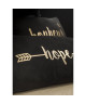 TODAY Coussin Déhoussable GOLD LABEL HOPE 30x50 cm blanc, noir et or