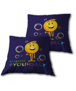 EMOJI Coussin 35x35 cm violet