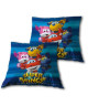 SUPER WINGS Coussin 35x35 cm bleu