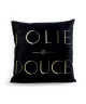 MARLENE BACKER Coussin Folie douce 45x45 cm Noir