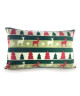 MARLENE BACKER Coussin Abigael 30x50 cm Vert et Rouge