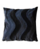 O\'CBO Coussin déhoussable fourrure 42x42 cm  Noir