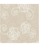 O\'CBO Lot de 2 coussins déhoussables SHABBY  42x42x10 cm  Beige  Motifs : Roses et pois