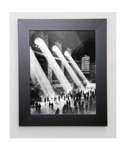 PHOTOGRAPHY COLLECTION Image encadrée Grand Central Station 31x37 cm Gris