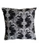 O\'CBO Coussin déhoussable MUMBAI Jacquard 42x42 cm noir, creme et blanc