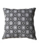 O\'CBO Coussin déhoussable PUNE Jacquard 42x42 cm noir, creme et blanc