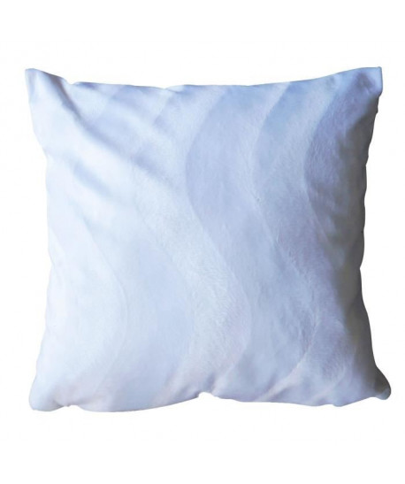 O\'CBO Coussin déhoussable fourrure 57x57 cm  Blanc