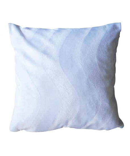 O\'CBO Coussin déhoussable fourrure 42x42 cm  Blanc