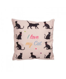 Coussin I Love my Cat  43x43cm