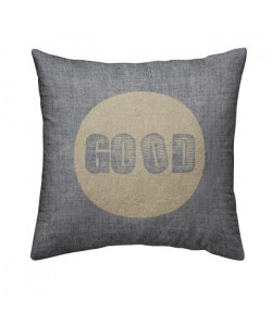 TODAY Coussin déhoussable Chambray Coton GOLD  40x40cm