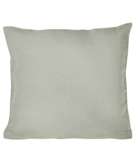 VENT DU SUD Housse de coussin SONATE en lin lavé  45x45 cm  Gris taupe