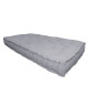 Matelas de sol 100% coton 60x120x15 cm GRIS CLAIR