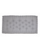 Matelas de sol 100% coton 60x120x15 cm GRIS CLAIR