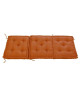 Coussin de sol 3 plis 100% coton 60x60x180 cm  Orange