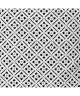 Matelas de sol Coton Imprimé Clover 60x120 cm noir et blanc