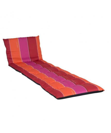 JARDIN PRIVE Matelas Coussin futon J\'ADORE Rouge 190x56x5cm