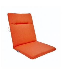 EZPELETA Coussin de chaise maxi Green  87 x 44 cm  Orange corail