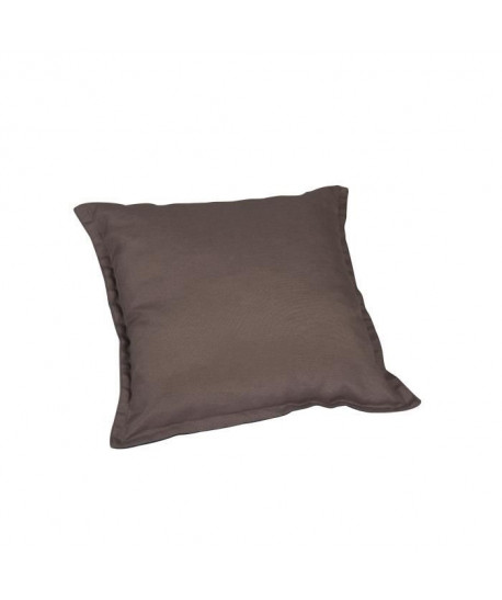 JARDIN PRIVE Coussin Déco a volant COLORS 40x40x10cm  Tourterelle