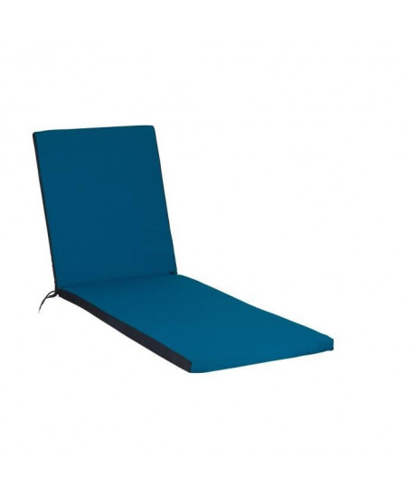 JARDIN PRIVE Coussin Bain de soleil 186x55x5cm  Bleu pétrole