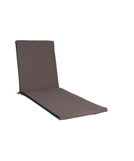 JARDIN PRIVE Coussin Bain de soleil 186x55x5cm  Marron taupe