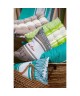 JARDIN PRIVE Coussin bain de soleil Fouta  186x56x5 cm  Bleu