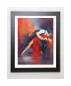 ALVAREZ Image encadrée Tango Nuevo II  47x57 cm  Rouge