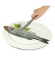 I GIENETTI Couteau a poisson en inox multi usages