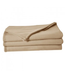 Couverture polaire Polfirst  100% polyester 250g/m˛  Sable  150 x 220 cm