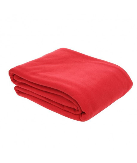 Couv. Polaire 350g/m2 ROUGE 180x220cm