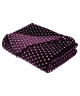 FINLANDEK Plaid a pois LYYLI 125x150cm DEEP PURPLE