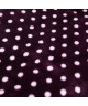 FINLANDEK Plaid a pois LYYLI 125x150cm DEEP PURPLE