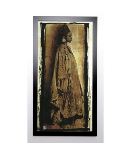 ARIETTI FABIENNE Image encadrée La fille du chef 57x107 cm Marron