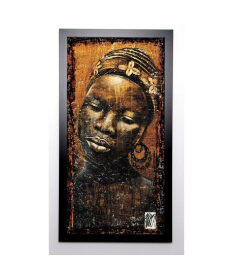 ARIETTI FABIENNE Image encadrée Le sourire 1 57x107 cm Marron