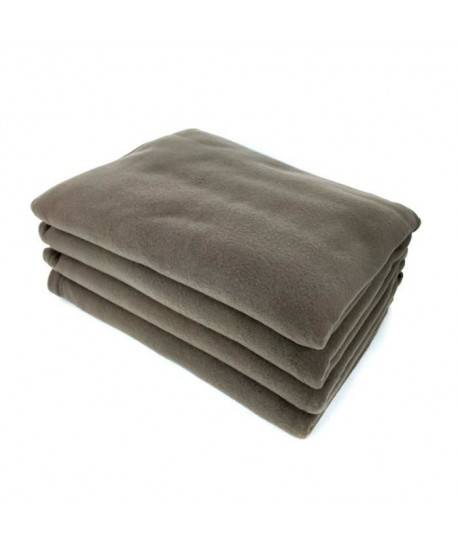 Couverture polaire Polfirst  100% polyester 250g/m˛  Taupe  210 x 230 cm